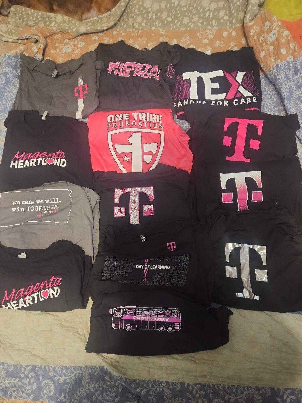 T-Mobile Lot of 13 Men’s Shirts Employee Cell Phone T-Shirt Size 4XL